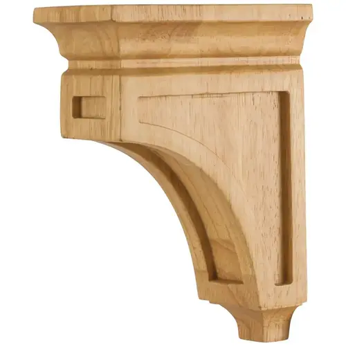 3" W x 6" D x 8" H Alder Mission Corbel Unfinished 3" W x 6" D x 8" H Alder Mission Corbel Unfinished