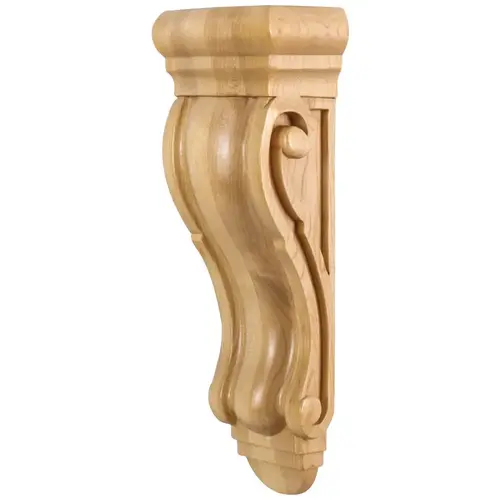 5" W x 3-5/16" D x 14" H Maple Scrolled Corbel Unfinished 5" W x 3-5/16" D x 14" H Maple Scrolled Corbel Unfinished