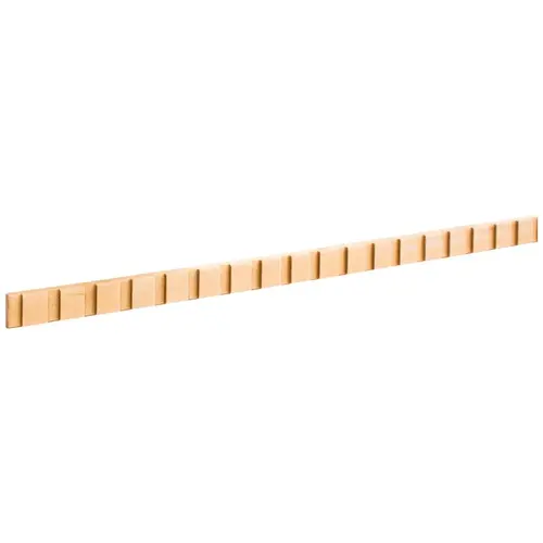 1/4" D x 5/8" H Hard Maple Dentil Moulding Unfinished - 96" Length 1/4" D x 5/8" H Hard Maple Dentil Moulding Unfinished - 96" Length