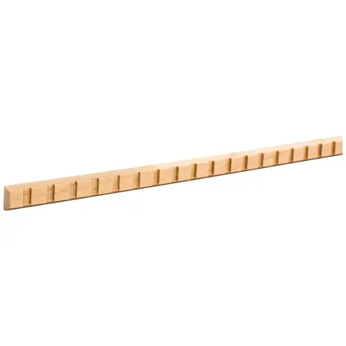 1/2" D x 3/4" H Alder Dentil Moulding Unfinished - 96" Length 1/2" D x 3/4" H Alder Dentil Moulding Unfinished - 96" Length