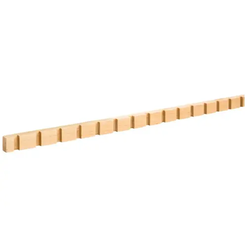 3/8" D x 9/16" H Hard Maple Dentil Moulding Unfinished - 96" Length 3/8" D x 9/16" H Hard Maple Dentil Moulding Unfinished - 96" Length