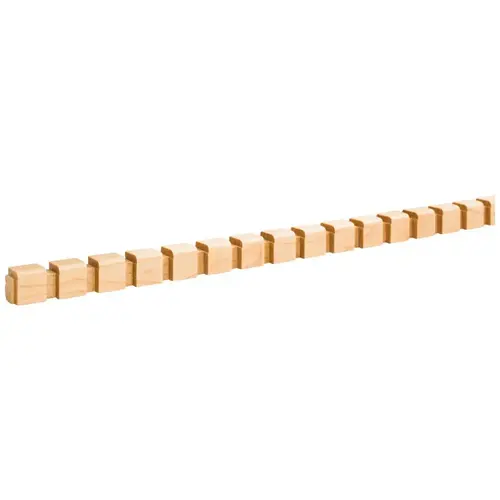 1/2" D x 5/8" H Oak Dentil Moulding Unfinished - 96" Length - pack of 5 1/2" D x 5/8" H Oak Dentil Moulding Unfinished - 96" Length - pack of 5