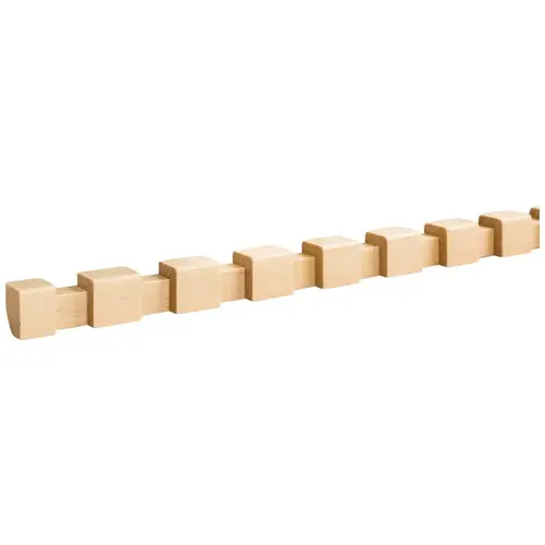 11/16" D x 7/8" H Poplar Dentil Moulding Unfinished - 96" Length - pack of 5 11/16" D x 7/8" H Poplar Dentil Moulding Unfinished - 96" Length - pack of 5