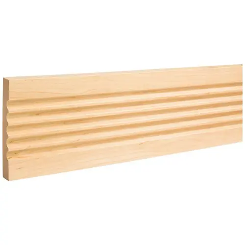 5/8" D x 4" H Cherry Fluted Moulding Unfinished - 96" Length 5/8" D x 4" H Cherry Fluted Moulding Unfinished - 96" Length