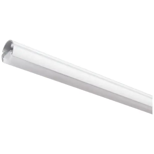 90" Lighted Closet Rod Profile, Frosted Lens, White 90" Lighted Closet Rod Profile, Frosted Lens, White