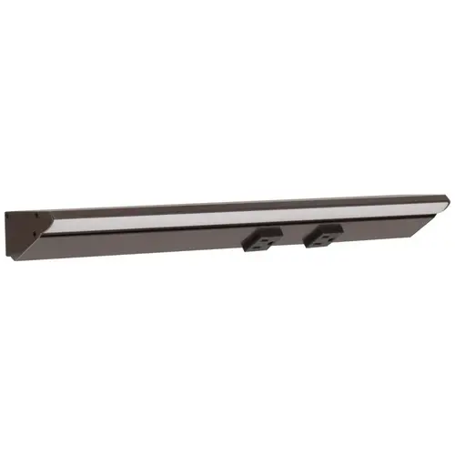 18-1/2" RM Series Lighted Power Strip, 600 Lm/Ft Higher Output, Bronze finish, Black receptacles, Tunable-White 2700K 5000K 18-1/2" RM Series Lighted Power Strip, 600 Lm/Ft Higher Output, Bronze finish, Black receptacles, Tunable-White 2700K 5000K