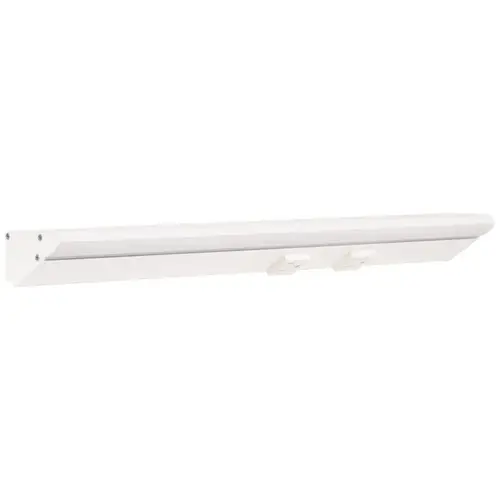 18-1/2" RM Series Lighted Power Strip, 600 Lm/Ft Higher Output, White finish, White receptacles, Tunable-White 2700K 5000K
