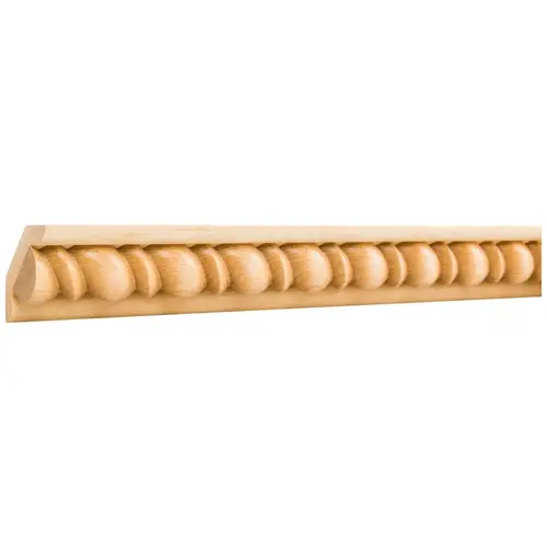 1-1/16" D x 2-3/4" H Poplar Beaded Rope Corner Moulding Unfinished - 96" Length 1-1/16" D x 2-3/4" H Poplar Beaded Rope Corner Moulding Unfinished - 96" Length