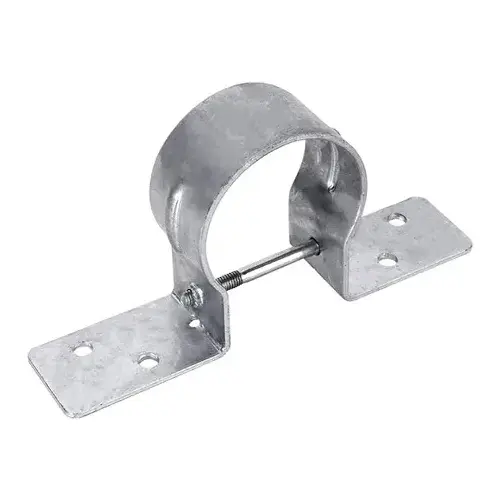 GALV PLATE W/2 3/8 HOLE PST BR F20016FB-G 2" X 6" 10GA