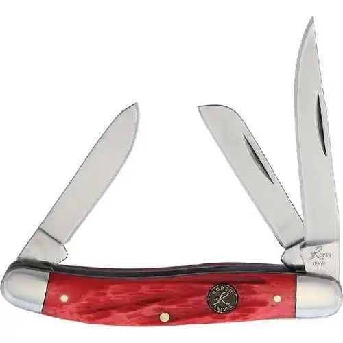 Roper Stockman Chaparral Series Knife - Red