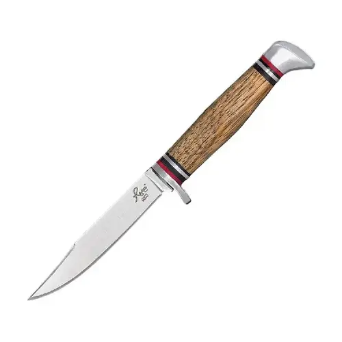 Roper Deadwood Jr Fixed Blade - Brown & Zebrawood Roper Deadwood Jr Fixed Blade - Brown & Zebrawood