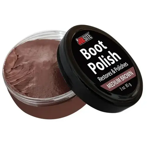 Boot Polish - Medium Brown / 3 oz.