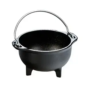 LODGE 29900083 Heat Treated Cast Iron Country Kettle - 16 oz / 1 Pint