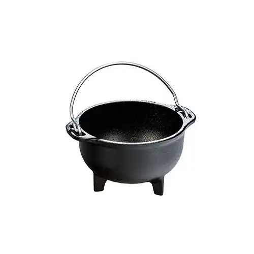 Heat Treated Cast Iron Country Kettle - 16 oz / 1 Pint