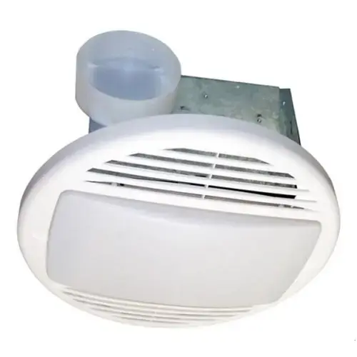 Bath Exhaust Fan with Custom-Designed Motor & 100-Watt Lamp 70 CFM