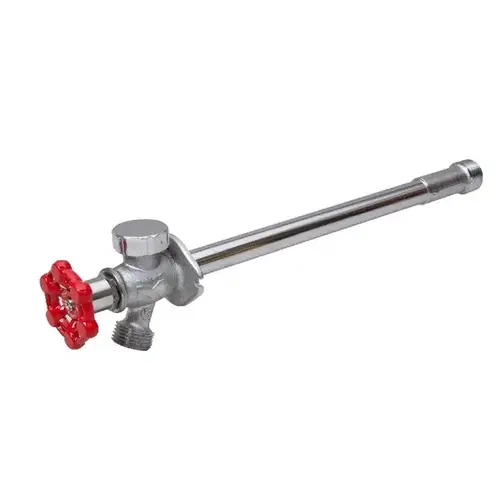 10"CHROME FROST FREE SILLCOCK 020 6710 3/4"MIPx1/2"FIP