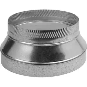 Gray Metal 17310221 Galvanized Reducer Fitting 24 gauge - 6 x 4