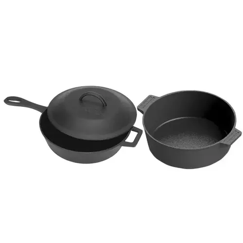 SETS 3-PC CAST IRON SKILLET (6 7403