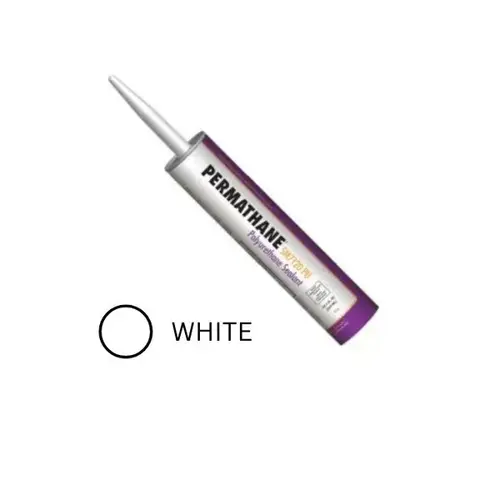 Permathane Urethane Sealant - Caulk Polyurethane - White / 10.1 oz Permathane Urethane Sealant - Caulk Polyurethane - White / 10.1 oz