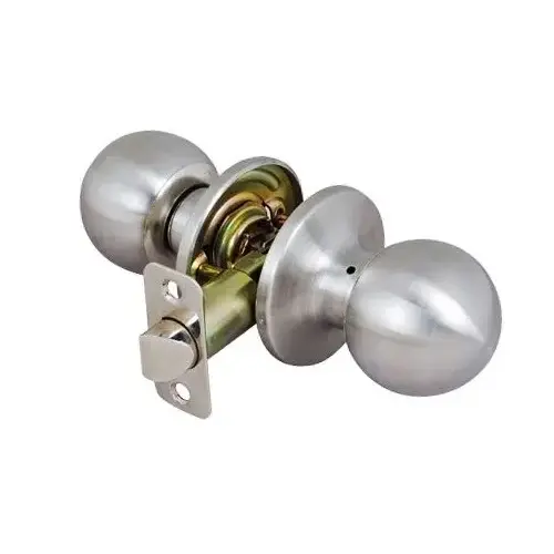 Passage Lockset Ball Knob - Stainless Steel