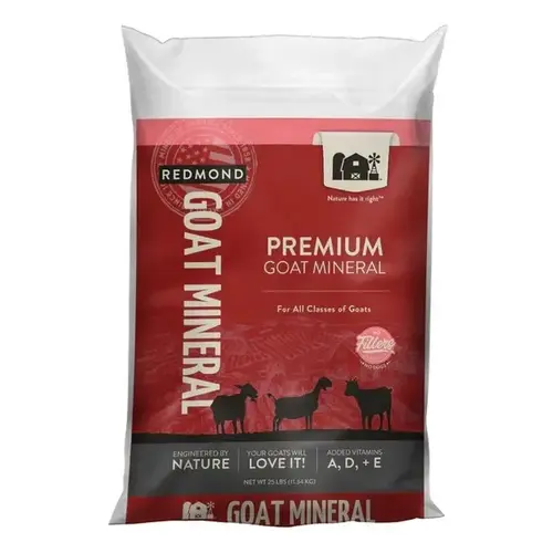 Redmond Goat Mineral Mix - 25 lbs Bag Redmond Goat Mineral Mix - 25 lbs Bag