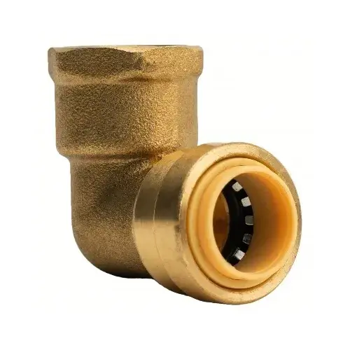 Female Elbow Adapter - 1/2" x 1/2" FNPT 90-Degree Elbow Female Elbow Adapter - 1/2" x 1/2" FNPT 90-Degree Elbow