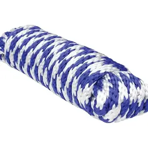 Seaco Industries 19920521 5/8" x 200 ft Blue & White Derby Rope