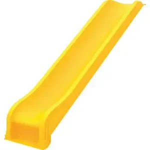 SWING N SLIDE NE 4575-12T Cool 7-1/2 Ft. L. Yellow Polyethylene Wave Slide Green