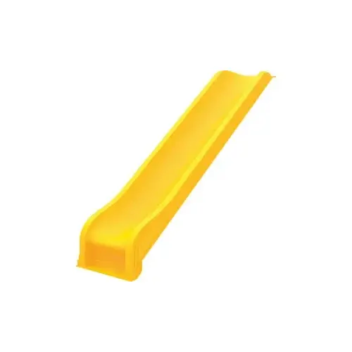 Cool 7-1/2 Ft. L. Yellow Polyethylene Wave Slide Green