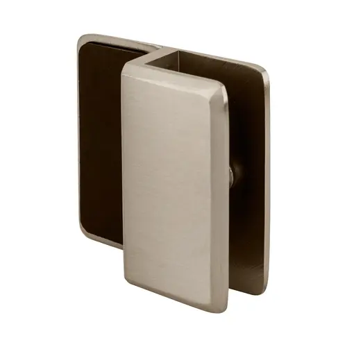 Brushed Nickel Beveled Style Frameless Shower Door Stop