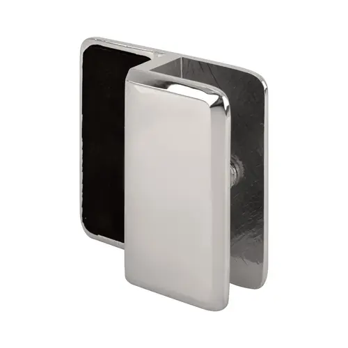 Polished Chrome Beveled Style Frameless Shower Door Stop Polished Chrome Beveled Style Frameless Shower Door Stop