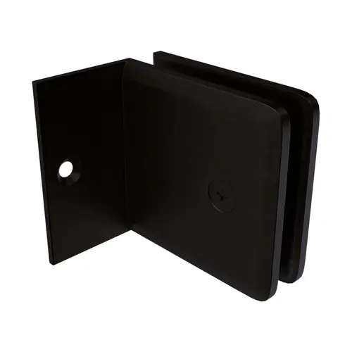 Oil Rubbed Bronze Fixed Panel Beveled Clamp With Small Leg Oil Rubbed Bronze Fixed Panel Beveled Clamp With Small Leg