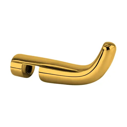 Designer Sleeve Over Robe Hook For 5/16" to 1/2" (8 to 12mm) Glazing Thickness Polished Brass Finish Designer Sleeve Over Robe Hook For 5/16" to 1/2" (8 to 12mm) Glazing Thickness Polished Brass Finish