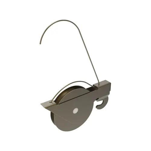 Patio Screen Door Roller 1-1/4 Steel Wheel Delrin Bushing