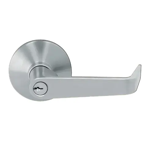Clutch Storeroom Lever Trim, For Use with All Series Rim or SVR Exits, Bent Lever, Schlage C Keyway, Non-Handed, Grade 1, 613E/US10BE Dark Satin Bronze