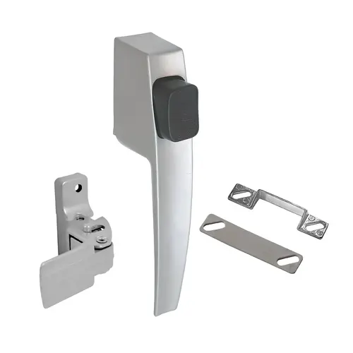 Push Button Latch Set Aluminum Finish Push Button Latch Set Aluminum Finish