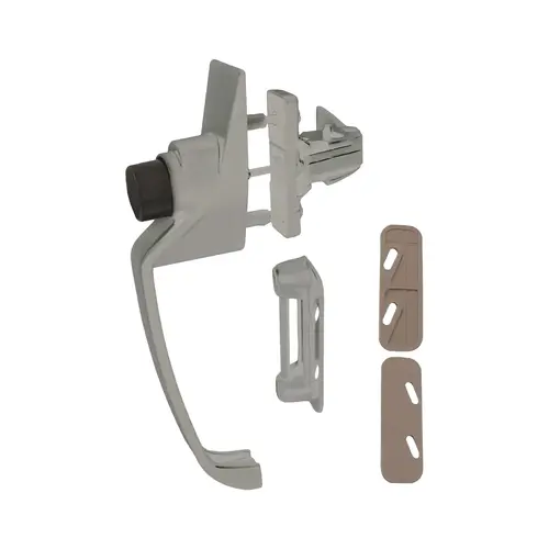 Push Button Latch Set Aluminum Finish Push Button Latch Set Aluminum Finish