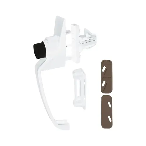 Push Button Latch Set White Finish Push Button Latch Set White Finish