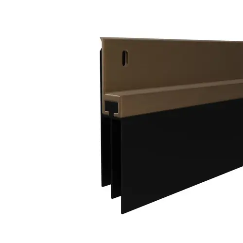 36" Triple Door Sweep Bronze Anodized Finish