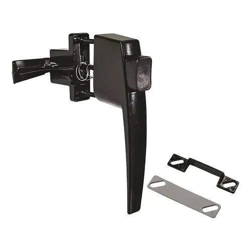 Push Button Latch Set Black no Lock Out Feature sdh 30 Bk fits Door 5/8 To 1-1/4in Thick - pack of 6 Push Button Latch Set Black no Lock Out Feature sdh 30 Bk fits Door 5/8 To 1-1/4in Thick - pack of 6