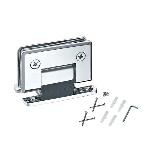 Standard Duty Hinge Bevel Edge With Philips Screws, Allen Screws And Allen Key Bright Chrome Finish