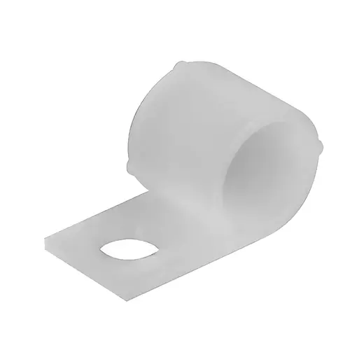 Cable Clamp, Nylon, 3/8" White