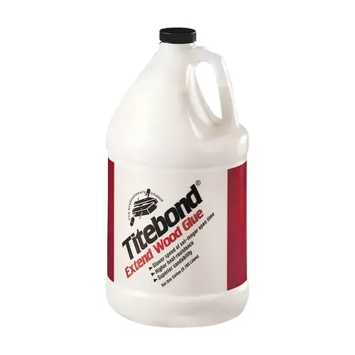 Titebond II Extend Colla Per Legno (1 Gallone) - Resistente Alle Intemperie, Asciugatura Lenta (15 Minuti) Per Assemblaggi Complessi, Ideale Per Uso Esterno