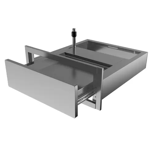 Thru Wall Transaction Drawer Full Length Type 18" Width x 24-15/16" Depth x 5" Height Steel