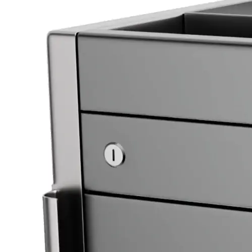 Front Door Keyed Lock for Dual Purpose Package Passer Steel