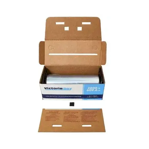 Victoria Bay Cling Film Roll 12IN X2000FT PVC 35 Gauge Clear Victoria Bay Cling Film Roll 12IN X2000FT PVC 35 Gauge Clear