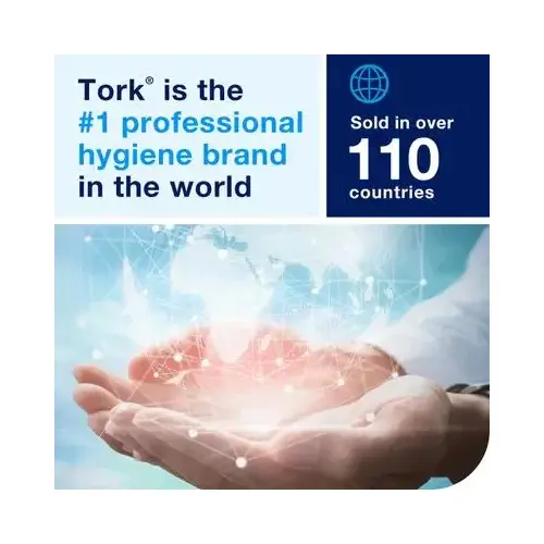 Tork Matic H1 Paper Towel Dispenser Plastic Wall Mount Black Hard Roll Electronic Touchless Intuition Sensor