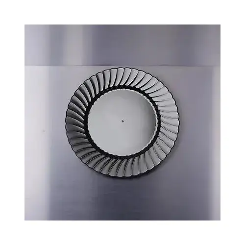 WNA Plate 9 IN Plastic Black Round - pack of 180 WNA Plate 9 IN Plastic Black Round - pack of 180