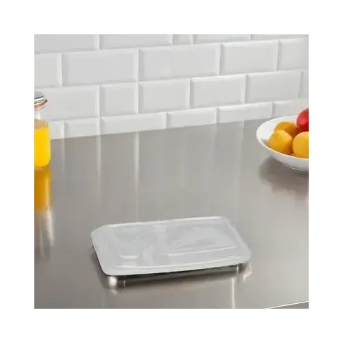Lid Dome 0.625 IN PP Clear Rectangle For Container - pack of 300 Lid Dome 0.625 IN PP Clear Rectangle For Container - pack of 300