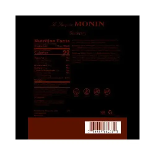 Blue Berry Syrup 1 L - pack of 4